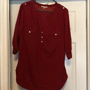 Stitch fix 41 hawthorn red top